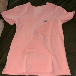 Pink sand figs Xs Catarina one pocket scrub top